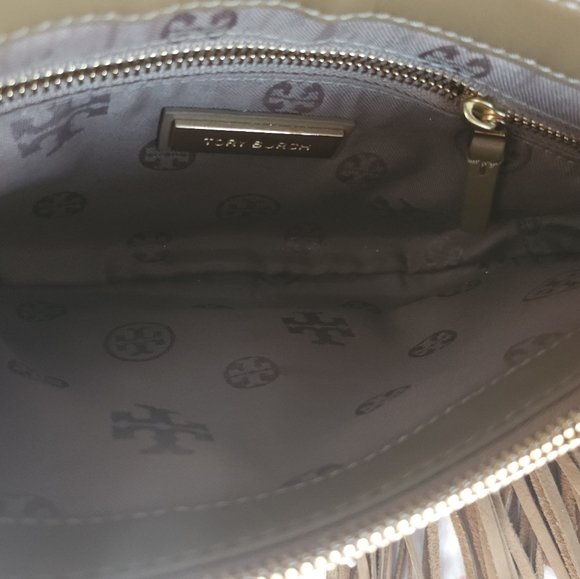 Tory Burch Harper Fringe Mini Leather Crossbody - Picture 7 of 8